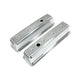 TSP Valve Covers; Cast Alum.; Finned; Long Bolt With Holes; SBC Cen.; Polished Top Street Performance
