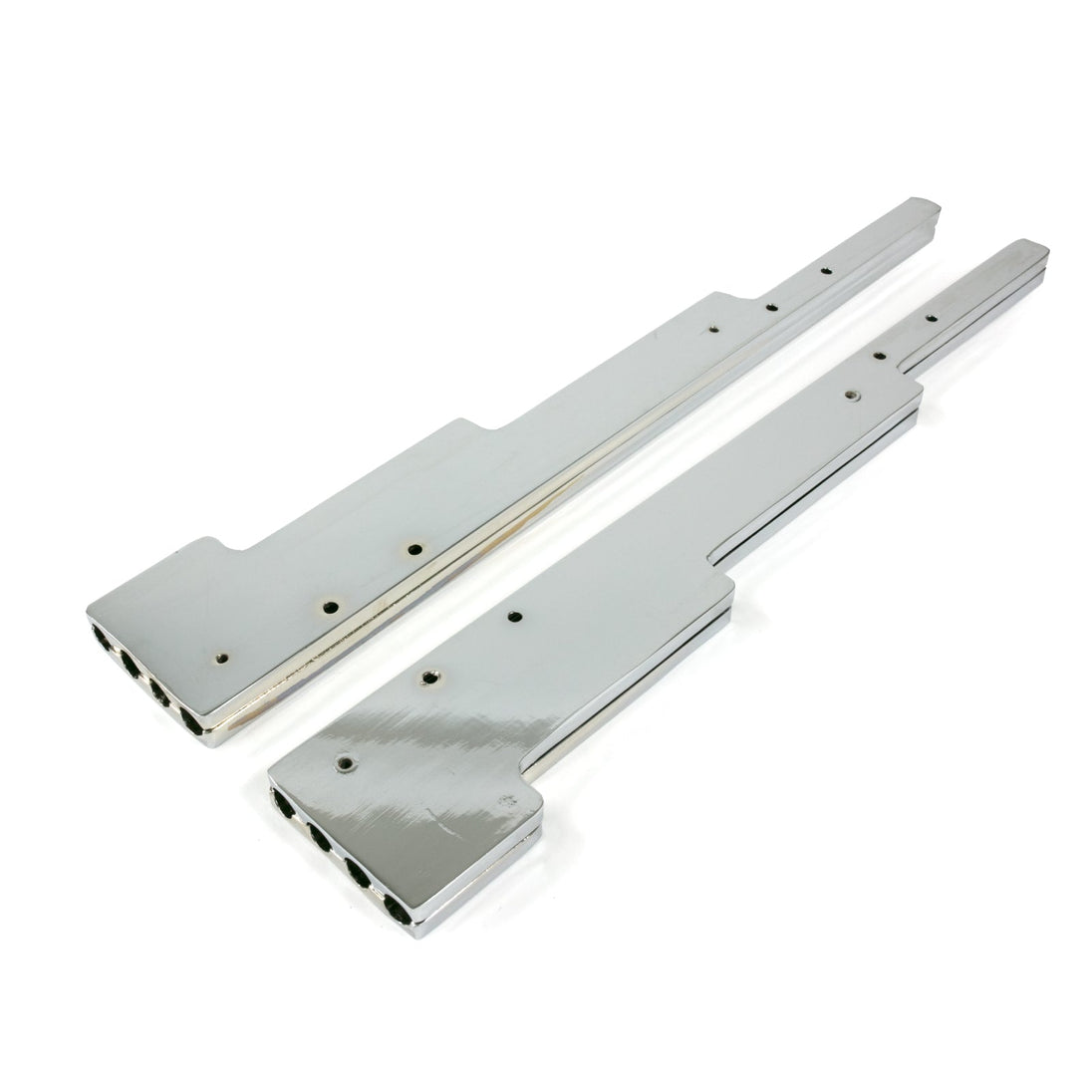 TSP Wire Looms; 9mm Aluminum Perimeter Bolt Valve Covers; Chrome Top Street Performance