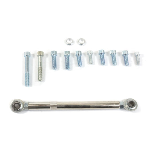 TSP Alternator 10SI Bracket; Aluminum SBC Short Water Pump; Chrome Top Street Performance