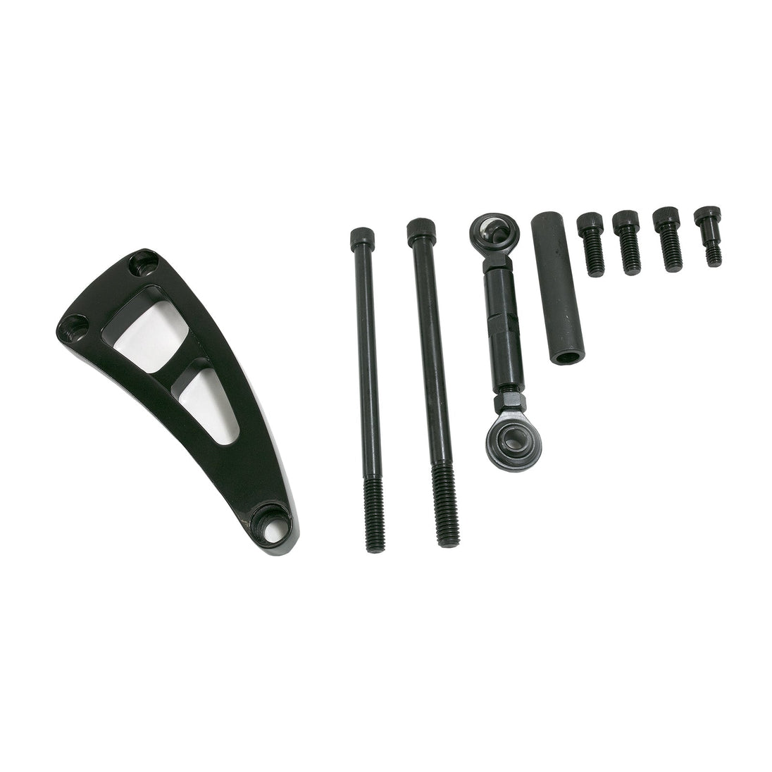 TSP Alternator 10SI Bracket; Aluminum BBC Long Water Pump; Black Top Street Performance