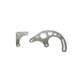 TSP Power Steering Saginaw Bracket; Aluminum SBC LWP 2-Piece; Chrome Top Street Performance