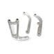 TSP Power Steering Saginaw Bracket; Aluminum SBC Long Water Pump; Polished Top Street Performance