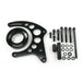 TSP Alternator 10SI Bracket; Aluminum SBC High-mount Long Water Pump; Black Top Street Performance