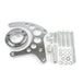 TSP Alternator 10SI Bracket; Aluminum SBC High-mount Long Water Pump; Chrome Top Street Performance