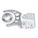 TSP Alternator 10SI Bracket; Aluminum SBC High-mount Long Water Pump; Polished Top Street Performance