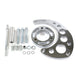 TSP Alternator 10SI Bracket; Aluminum BBC High-mount Long Water Pump; Chrome Top Street Performance