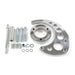 TSP Alternator 10SI Bracket; Aluminum BBC High-mount Long Water Pump; Polished Top Street Performance