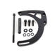 TSP Alternator 10SI Bracket; Aluminum SBC Mid-mount Long Water Pump; Black Top Street Performance