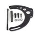 TSP Alternator 10SI Bracket; Aluminum BBC Mid-mount Long Water Pump; Black Top Street Performance