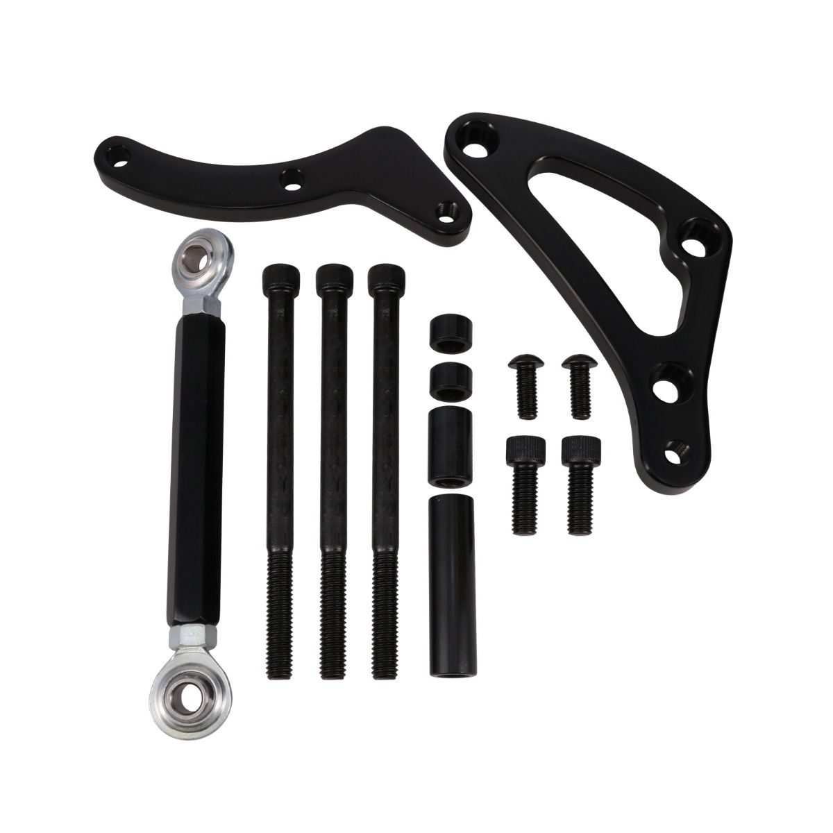 Chrysler Small Block Alternator Bracket; Aluminum; Black Top Street Performance