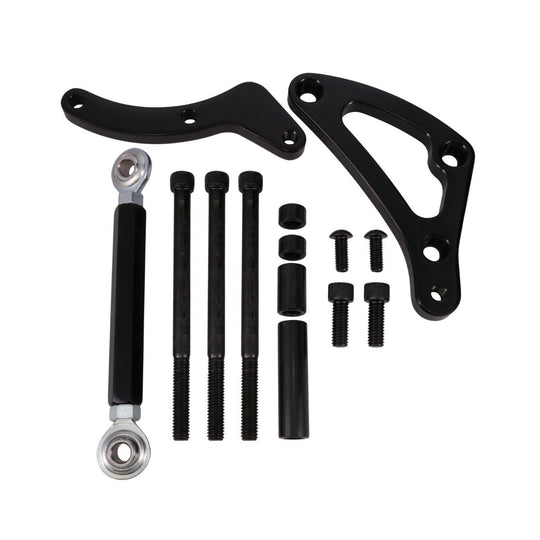 Chrysler Small Block Alternator Bracket; Aluminum; Black Top Street Performance