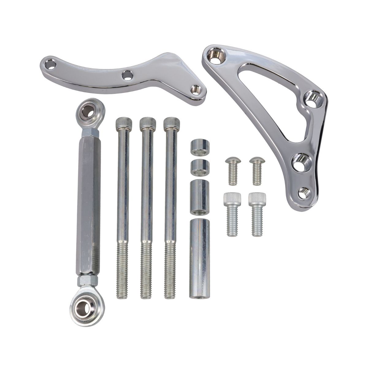 Chrysler Small Block Alternator Bracket; Aluminum; Chrome Top Street Performance