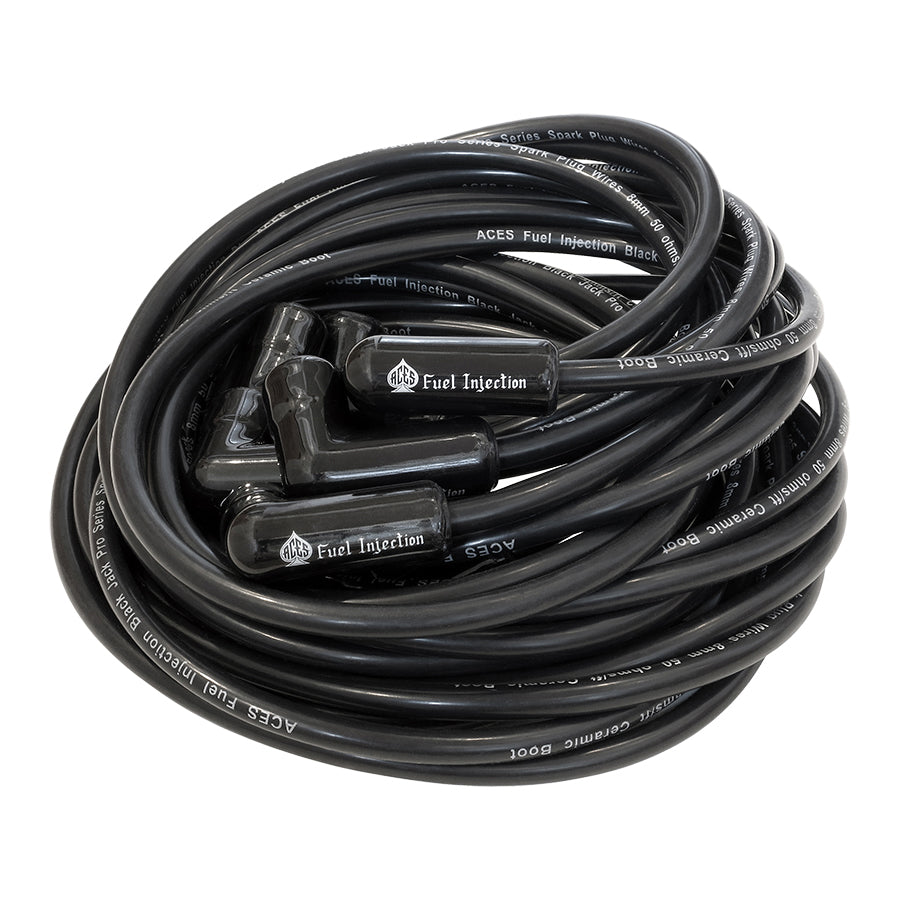 Black Jack Pro Ceramic Boot Spark Plug Wires - DFW Speed Syndicate