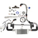 TWIN SCROLL TOP MOUNT TMA06 TURBO KIT + FRONT MOUNT INTERCOOLER VW 1.8 20V TRANSVERSAL, BLACK HOSES, TURBO NOT INCLUDED SPA TURBO USA