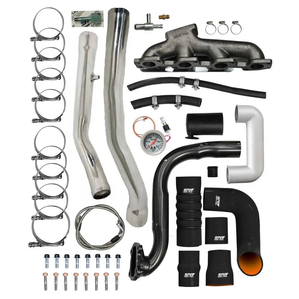 Toyota Hilux 2.8 Standard T2 Turbo Kit Without turbo - Black SPA TURBO USA