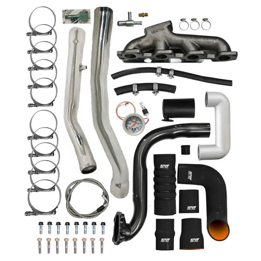 Toyota Hilux 2.8 Standard T2 Turbo Kit Without turbo - Black SPA TURBO USA