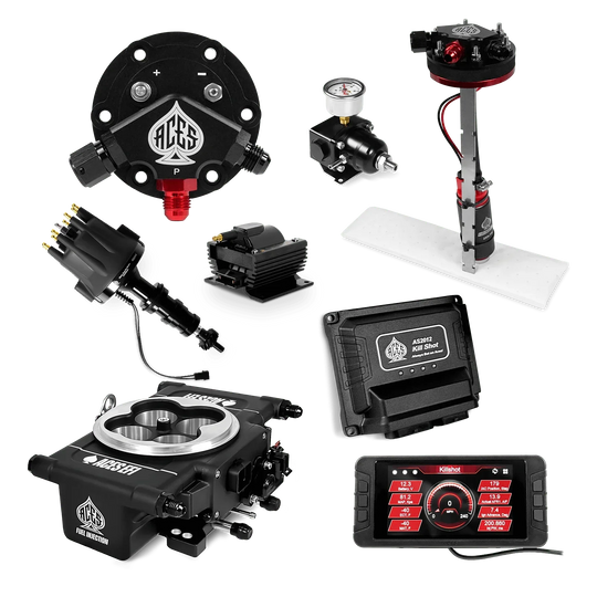 Killshot 4-bbl EFI Master Kits (Black) Aces EFI B2B