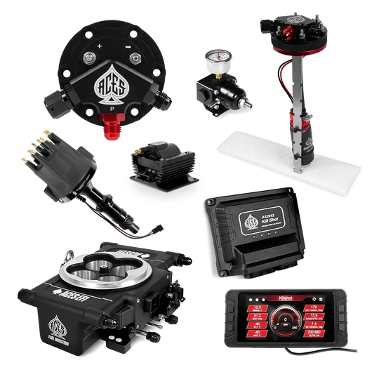 Killshot 4-bbl EFI Master Kits (Black) Aces EFI B2B