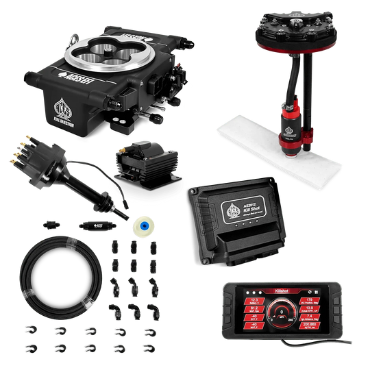 Killshot 4-bbl EFI Master Kits (Black) Aces EFI B2B