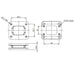 T4 for T3 cast iron flange turbocharger/turbo manifold adapter/conversion SPA TURBO USA