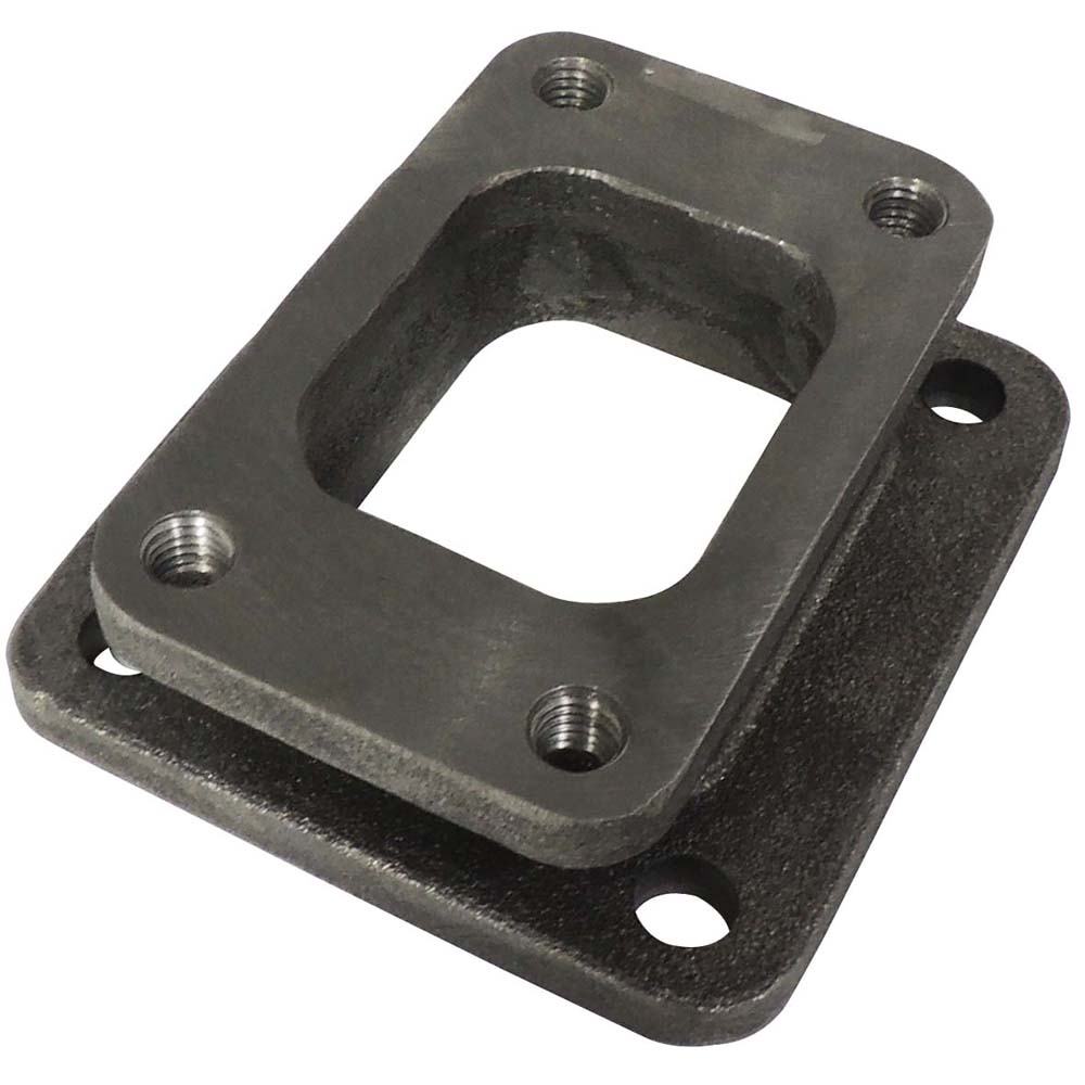 T4 for T3 cast iron flange turbocharger/turbo manifold adapter/conversion SPA TURBO USA