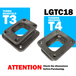 T3 for T4 cast iron flange turbocharger/turbo manifold adapter/conversion SPA TURBO USA