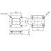 T3 for T4 cast iron flange turbocharger/turbo manifold adapter/conversion SPA TURBO USA