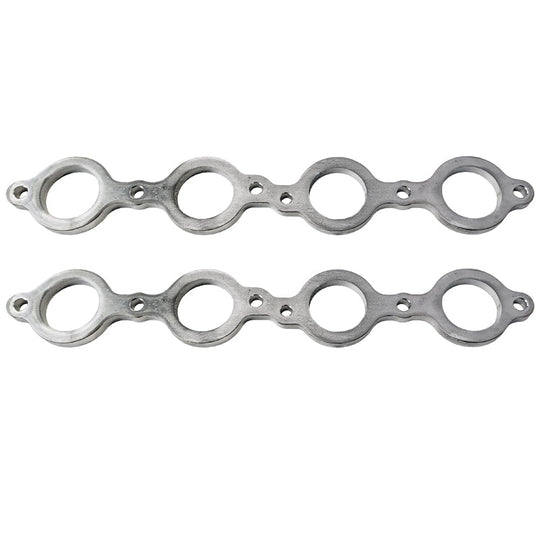 Exhaust Manifold Flange for GM LS1 / LS2 / LS3 / LS6 / LS9  (Set of 2 Flanges) 304 Stainless Ace Race Parts