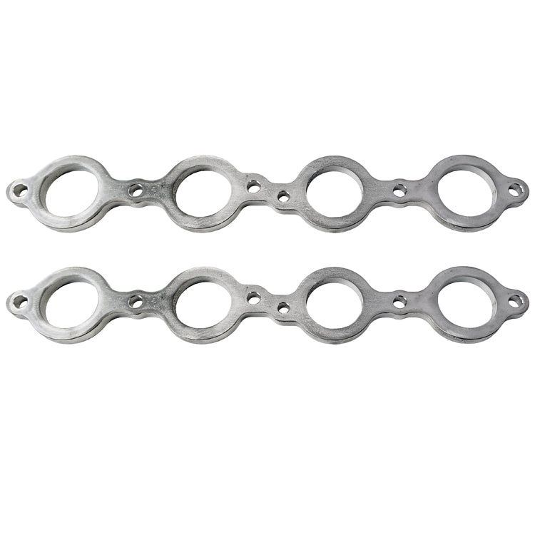 Exhaust Manifold Flange for GM LS1 / LS2 / LS3 / LS6 / LS9  (Set of 2 Flanges) 304 Stainless Ace Race Parts