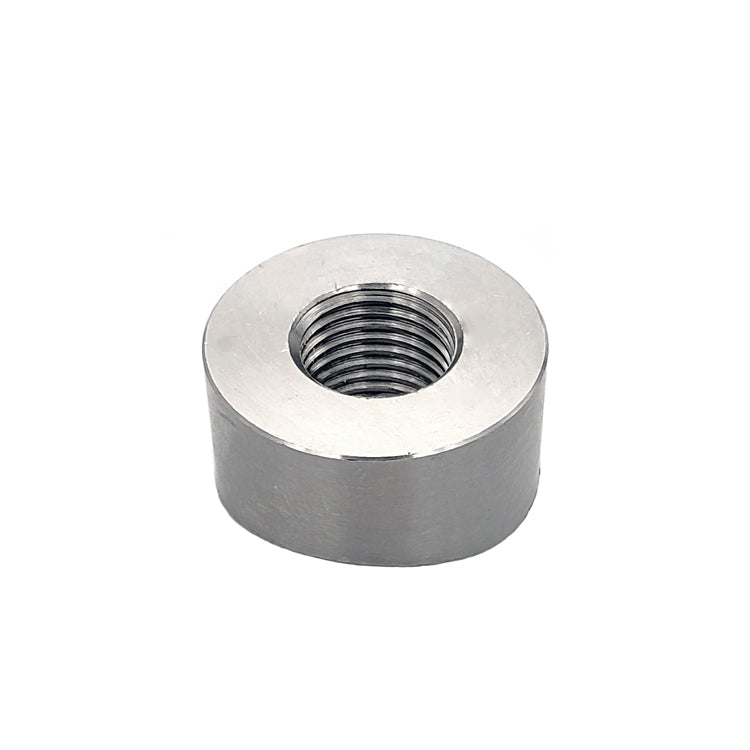 M12 x 1.25 O2 Sensor Bung - Coped for 1.500"-2.500" OD Tube - 304 Stainless Ace Race Parts