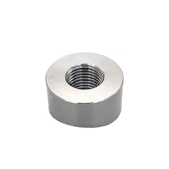 M12 x 1.25 O2 Sensor Bung - Coped for 1.500"-2.500" OD Tube - 6AL4V Grade 5 Titanium Ace Race Parts