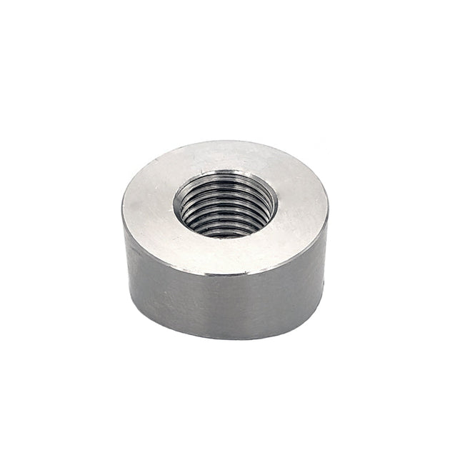 M12 x 1.25 O2 Sensor Bung - Coped for 1.500"-2.500" OD Tube - 6AL4V Grade 5 Titanium Ace Race Parts