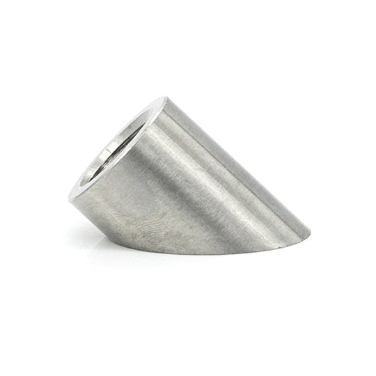 M18 x 1.5 O2 Sensor Bung 45° Angle Cut - 304 Stainless Ace Race Parts
