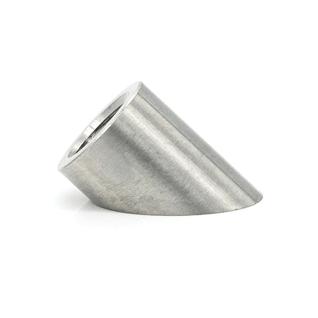M18 x 1.5 O2 Sensor Bung 45° Angle Cut - 304 Stainless Ace Race Parts