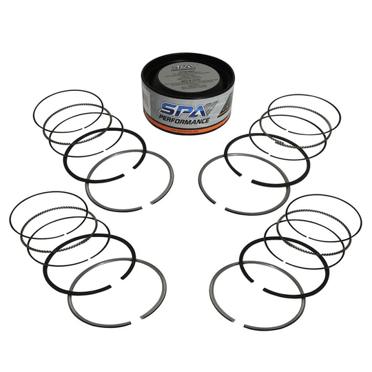 83mm performance piston rings for 4 cylinder engines - 1,5 / 1,5 / 2,0mm thickness - Set SPA TURBO USA
