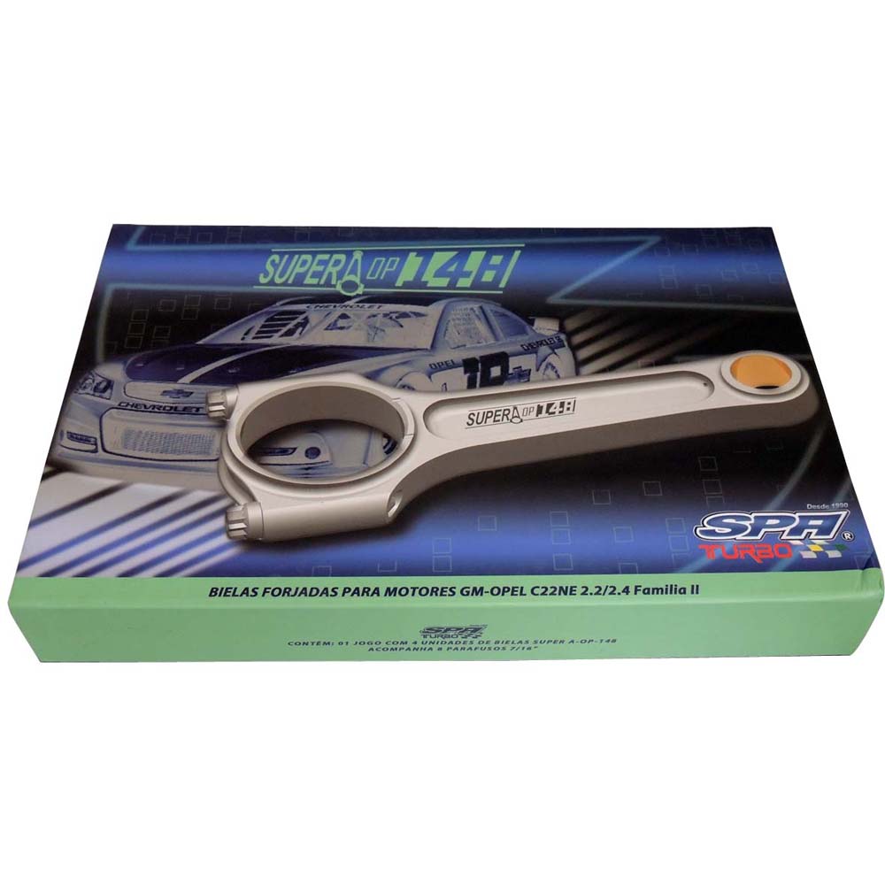 Chevy Euro C22 C22NE X22XE, C22XE, C22LET 148mmx21mm 4340 forged connecting rods A Beam SPA TURBO USA