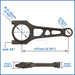 Fiat Coupe 20v 5.787" 147mm x 20mm super light con rod set SPA TURBO USA