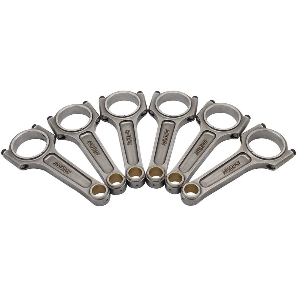 VR38DETT For GTR R35 6.496" 165mm x 23mm Super A forged con rod set with 7/16" bolts SPA TURBO USA