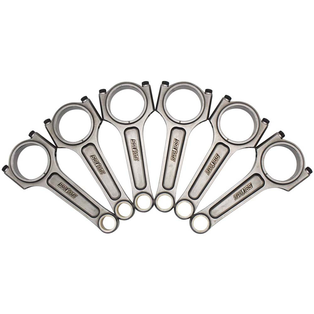 VR38DETT For GTR R35 6.496" 165mm x 23mm Super A forged con rod set with 7/16" bolts SPA TURBO USA