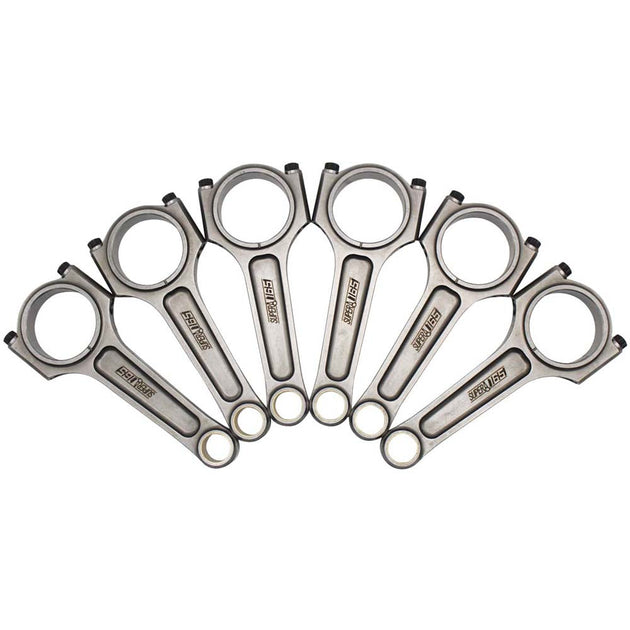 VR38DETT For GTR R35 6.496" 165mm x 23mm Super A forged con rod set with 7/16" bolts SPA TURBO USA