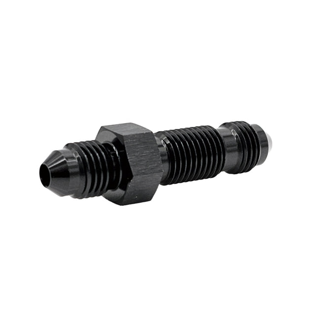 -10AN Straight Male AN Flare Bulkhead Adapter, Black Hard Anodized Aluminum Ace Race Parts