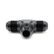 -10AN Male AN Flare Tee, Black Hard Anodized Aluminum Ace Race Parts