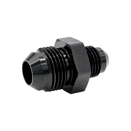 -8AN to -6AN Male AN Flare Reducing Adapter, Black Hard Anodized Ace Race Parts