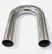 3.000" OD 16ga 180° Mandrel Bend - Polished OD - 6061 Aluminum - (4.500" CLR / 6.000" Legs) Ace Race Parts