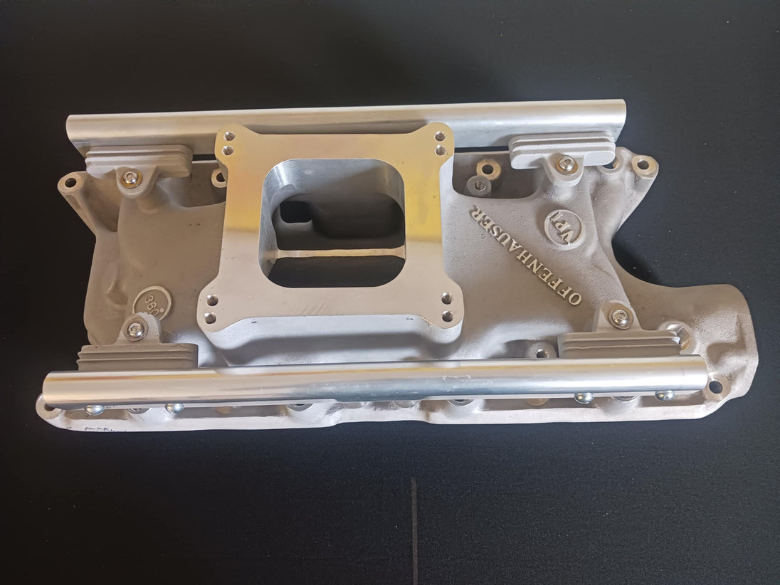 Offenhauser Ford 302 and VPI Intake and Fuel Rail Kit DFW Speed Syndicate