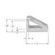 Weld On Mounting Bracket - 2" x 1.25" - Set of 2 - 6061 Aluminum Ace Race Parts