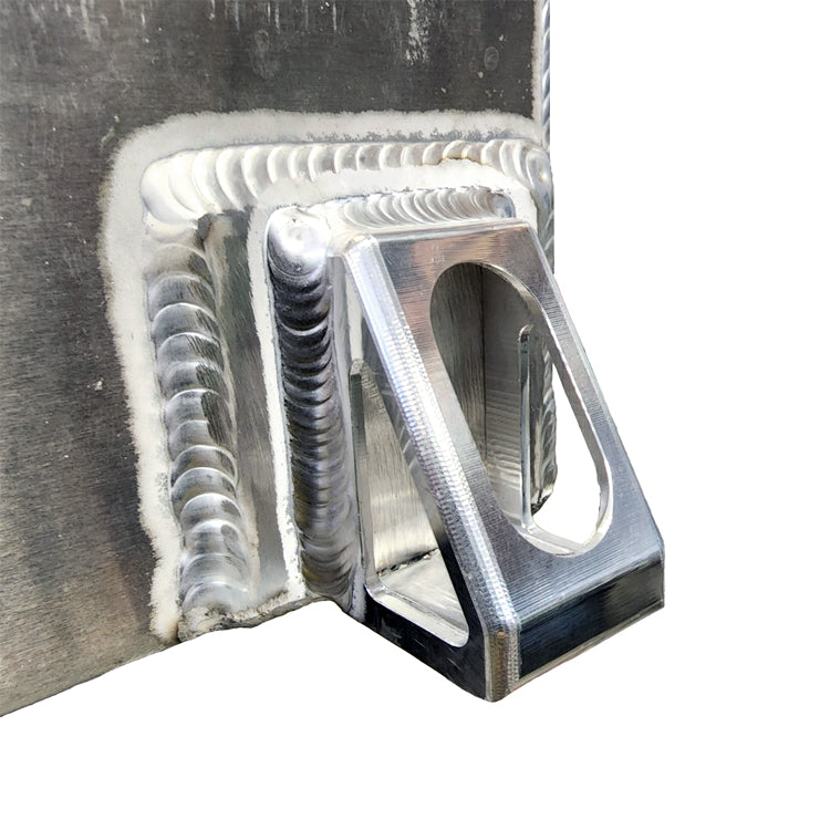 Weld On Mounting Bracket - 2" x 1.25" - Set of 2 - 6061 Aluminum Ace Race Parts