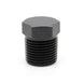 1" Male NPT Hex Plug, 6061 Aluminum, Black Hard Anodized Ace Race Parts