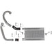 Front intercooler kit for Audi A3 1.8 Turbo 20V – 150cv – Black Hose SPA TURBO USA