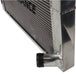 Lightweight Late Model Radiator - Double Pass - 26.8" x 19.6" + Power Steering Tank Firewall Mount (Right Inlet) - Black Cap SPA TURBO USA